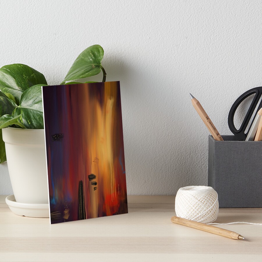 Abstract lullaby  Art Board Print