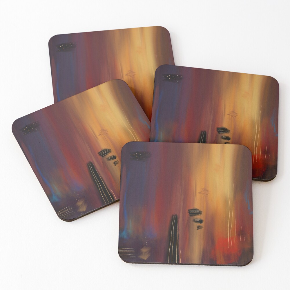 Abstract lullaby  Coasters (Set of 4)