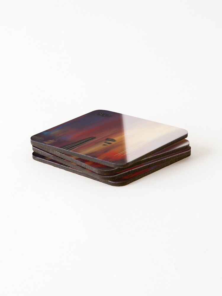 Alternate view of Abstract lullaby Coasters (Set of 4)