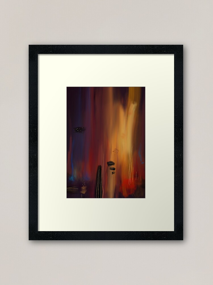 Alternate view of Abstract lullaby Framed Art Print