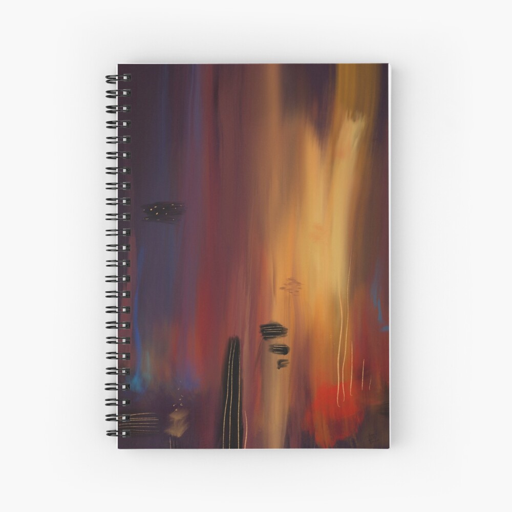 Abstract lullaby  Spiral Notebook