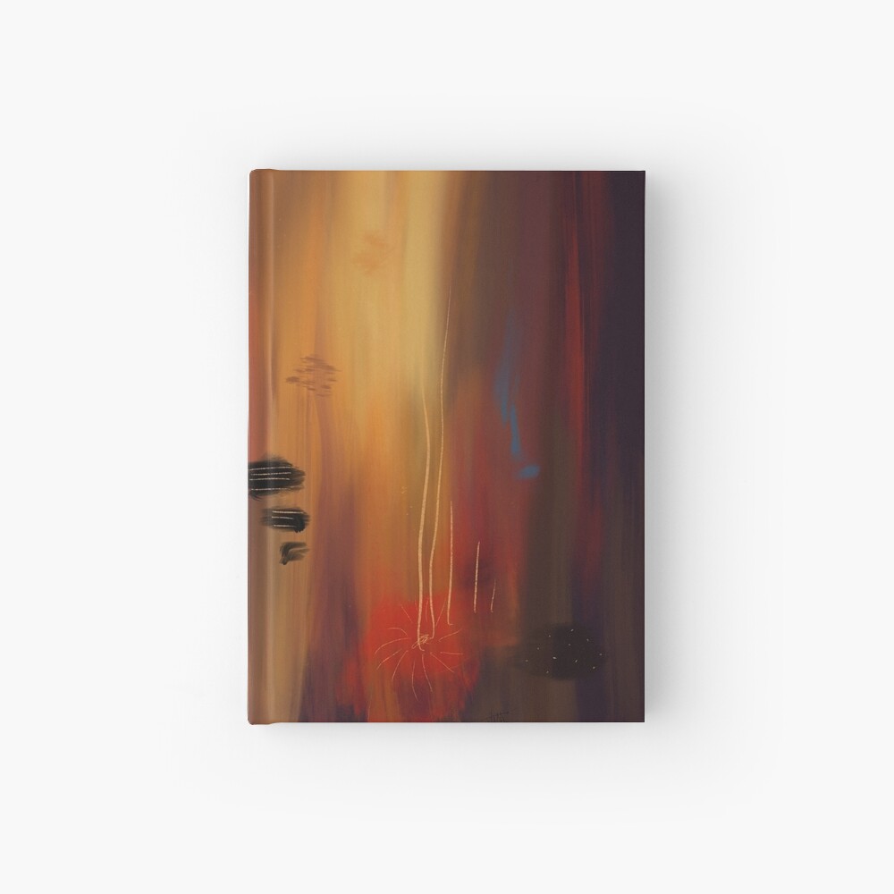 Abstract lullaby Hardcover Journal