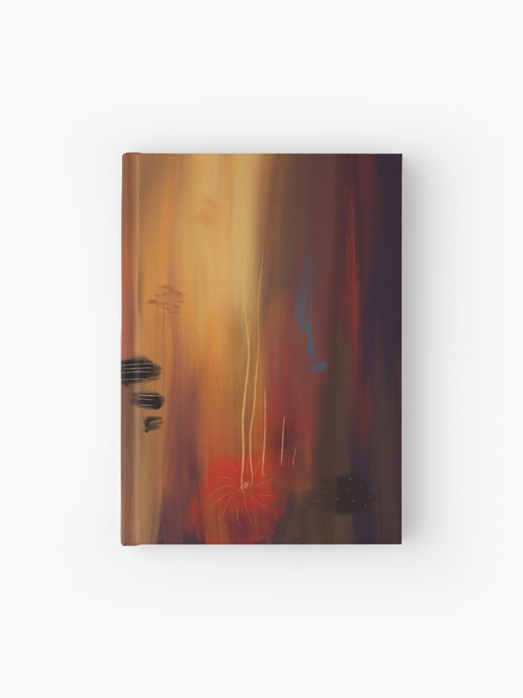 Thumbnail 1 of 3, Hardcover Journal, Abstract lullaby designed and sold by anguanatatu.