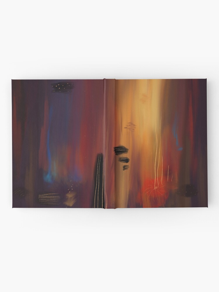 Thumbnail 2 of 3, Hardcover Journal, Abstract lullaby designed and sold by anguanatatu.