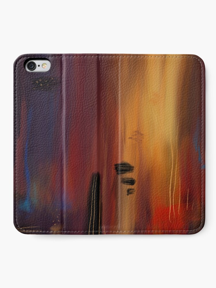 Alternate view of Abstract lullaby iPhone Wallet