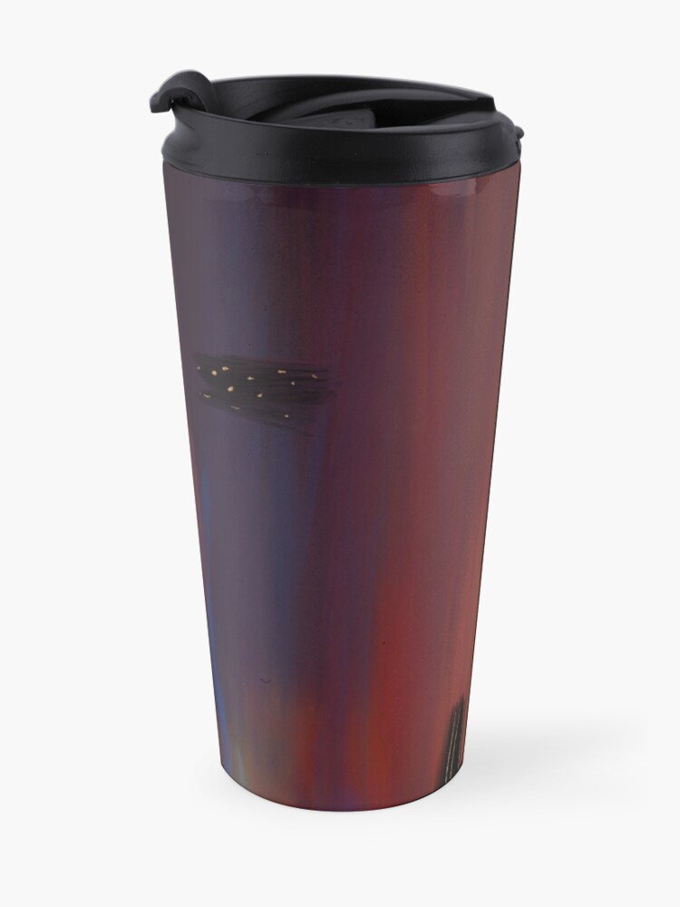Alternate view of Abstract lullaby Travel Coffee Mug