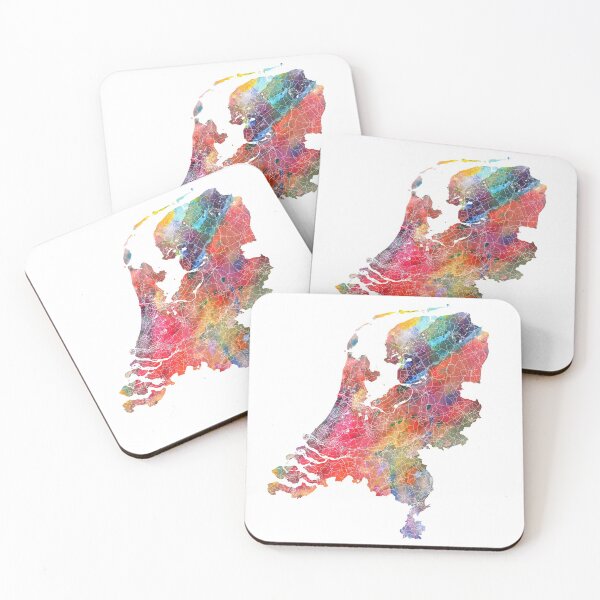 Item preview, Netherlands Map Watercolor by Zouzounio Art designed and sold by zouzounioart.