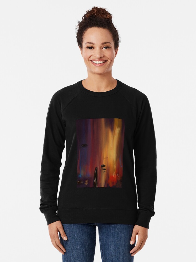 Alternate view of Abstract lullaby Lightweight Sweatshirt