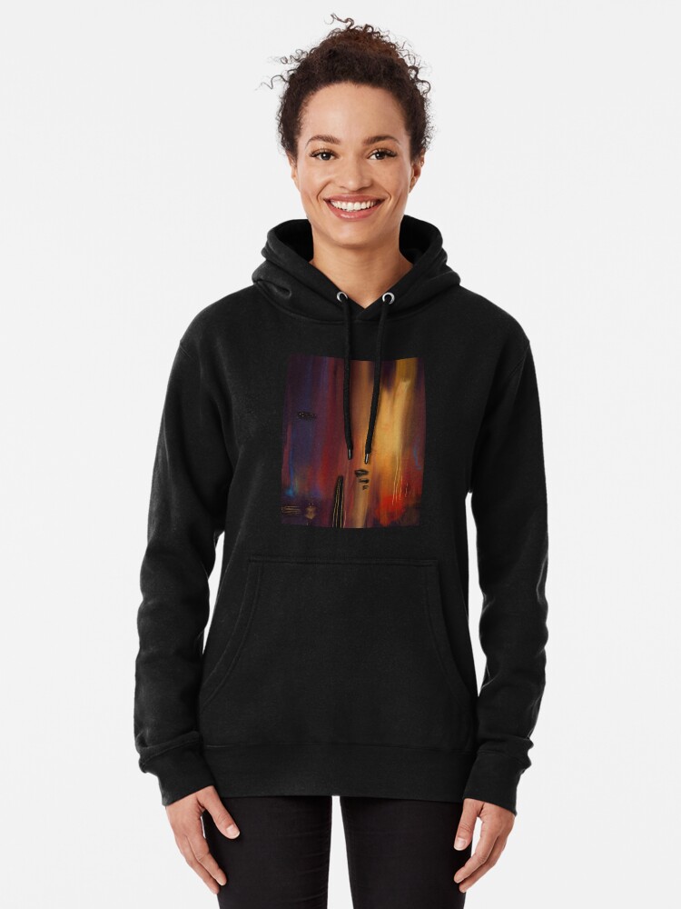 Alternate view of Abstract lullaby Pullover Hoodie