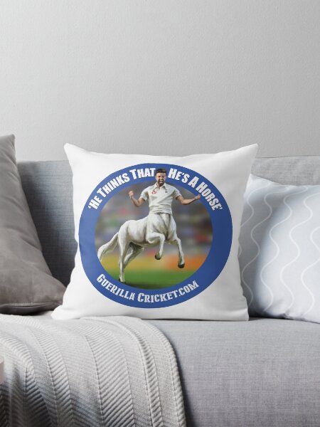 Mark Wood Horse Throw Pillow