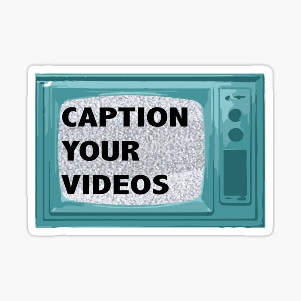 Artikel-Vorschau von "Untertitel für Ihre Videos" TV, designt und verkauft von sasspar.