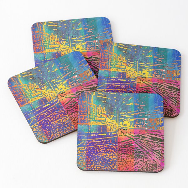 Item preview, Colorful City Abstract Art Design designed and sold by NancyMerkle.