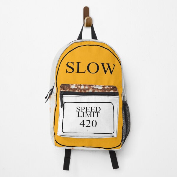 Item preview, Slow down I'm high, road sign designed and sold by A-D-Design.