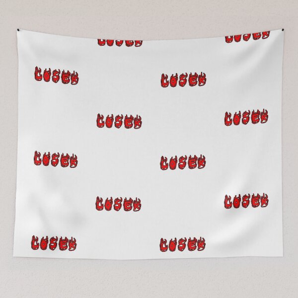 Item preview, Loser red flames black outline designed and sold by Captain-Jackson.