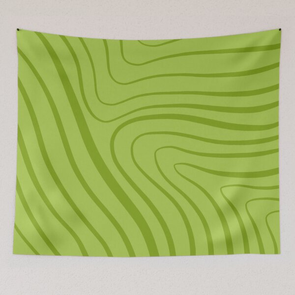 Item preview, Amazing simple aesthetic green khaki lines designed and sold by Barolina.