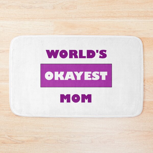 Item preview, Happy Mother's Day Funny World's Okayest Mom - Special purple edition designed and sold by Deegital18.