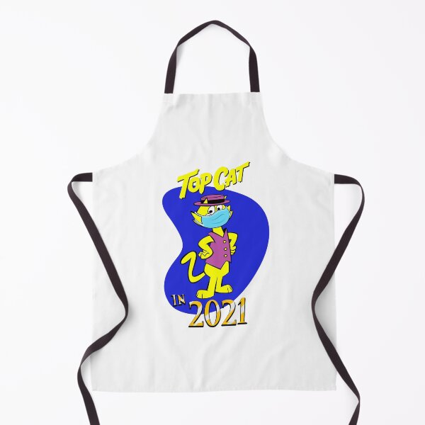 Item preview, Top Cat with Face mask in 2021 Retro designed and sold by Animals Retro.