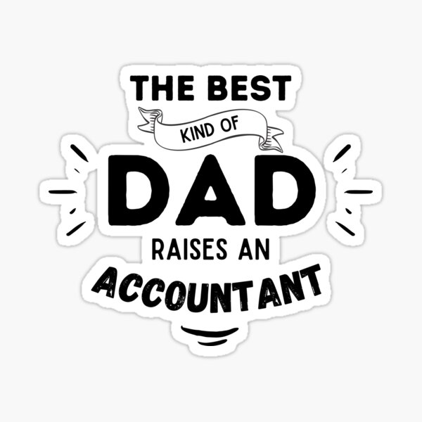 Dad - Accountant Sticker