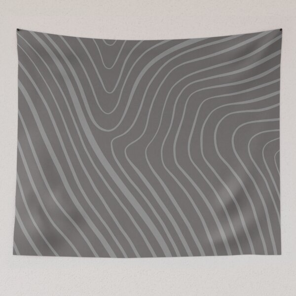 Item preview, Amazing simple aesthetic light and dark grey lines designed and sold by Barolina.