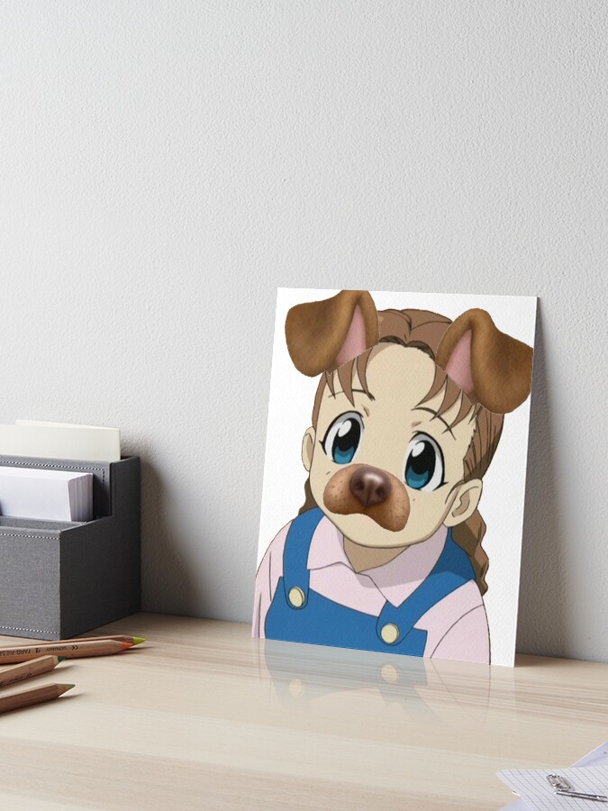 Nina Tucker Dog Filter Meme (Fullmetal Alchemist Brotherhood) | Sticker