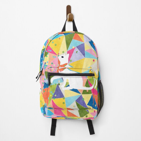 Item preview, Kawaii Adorable Cat with Abstract Pattern, Popoki 813 designed and sold by VinBasis.