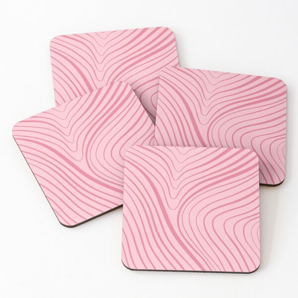 Item preview, Amazing simple aesthetic light and dark pink lines designed and sold by Barolina.