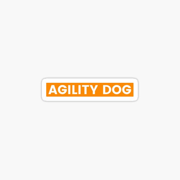 Agility Dog Sticker
