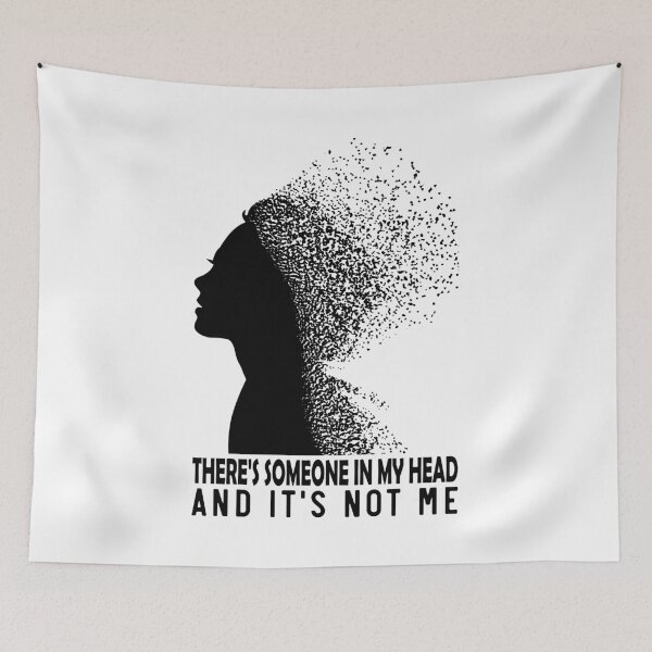 Item preview, Theres Someone In My Head And Its Not Me Essential Sticker designed and sold by Love2MakeArt.