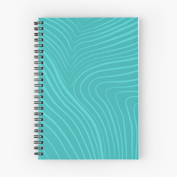 Item preview, Amazing simple aesthetic light and dark turquoise lines designed and sold by Barolina.
