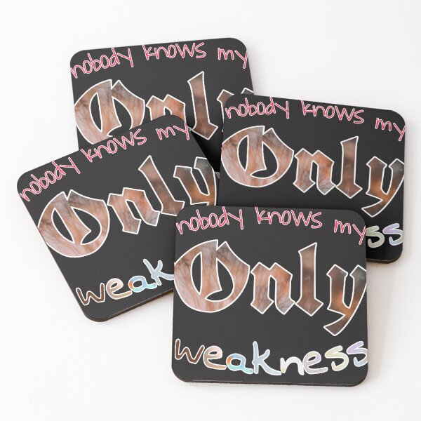 Item preview, Copy of Nobody knows my only weakness designed and sold by WEShop23.
