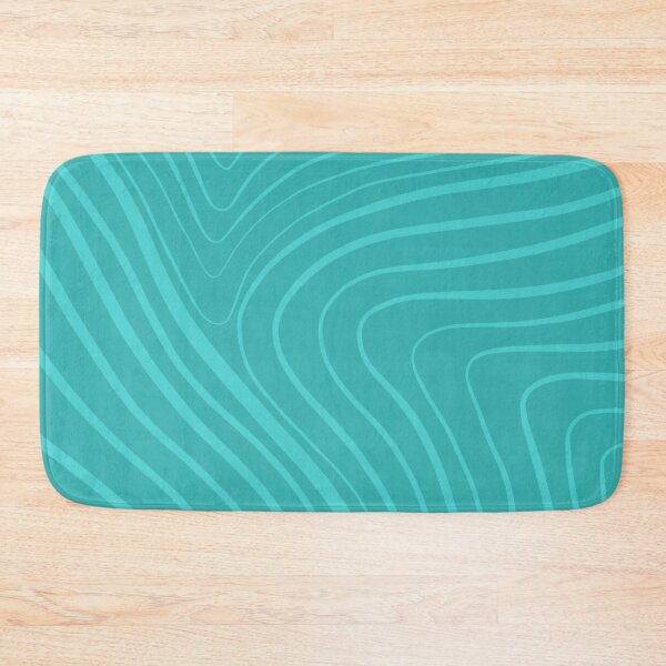 Item preview, Amazing simple aesthetic light and dark turquoise lines designed and sold by Barolina.