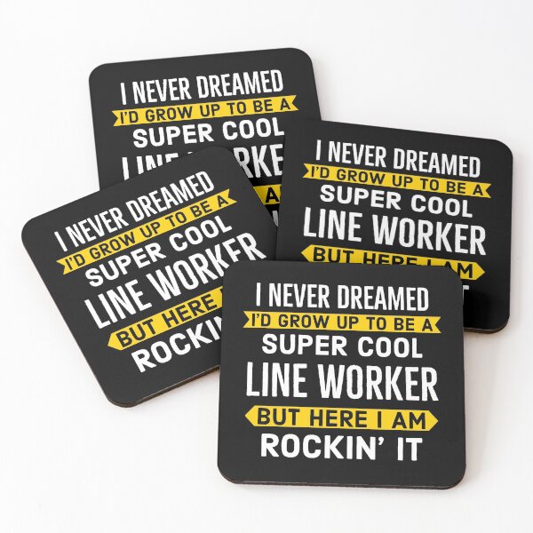 Item preview, Super Cool Line Worker designed and sold by AwesomeWorld1.