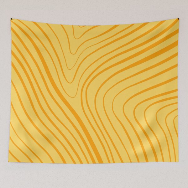 Item preview, Amazing simple aesthetic yellow and orange lines designed and sold by Barolina.