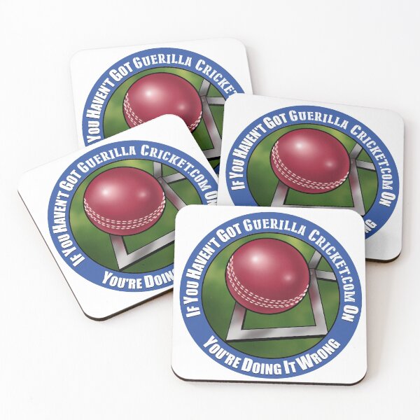 Guerilla on air circle design Coasters (Set of 4)