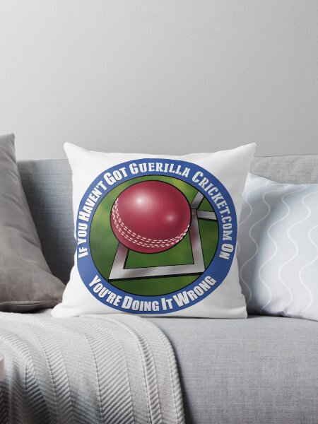 Guerilla on air circle design Throw Pillow