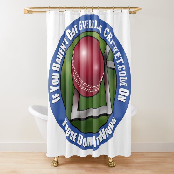 Guerilla on air circle design Shower Curtain