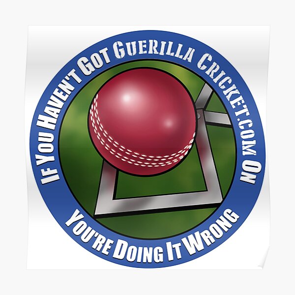 Guerilla on air circle design Poster