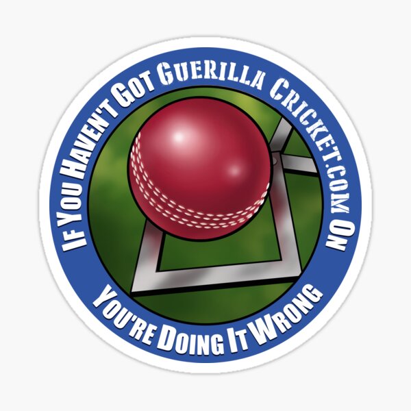 Guerilla on air circle design Sticker