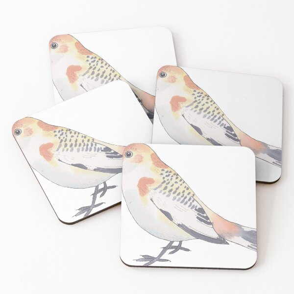 Item preview, Snow Bunting cute bird illustration wildlife art designed and sold by TheWaterBirds.