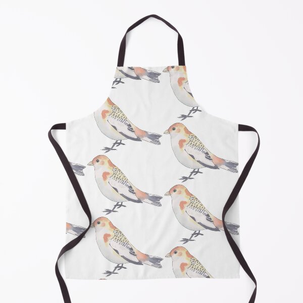 Item preview, Snow Bunting cute bird illustration wildlife art designed and sold by TheWaterBirds.