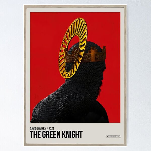 Item preview, The Green Knight Poster designed and sold by harryjhonson.