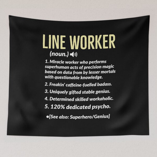 Item preview, Line Worker Definition Gift designed and sold by AwesomeWorld1.