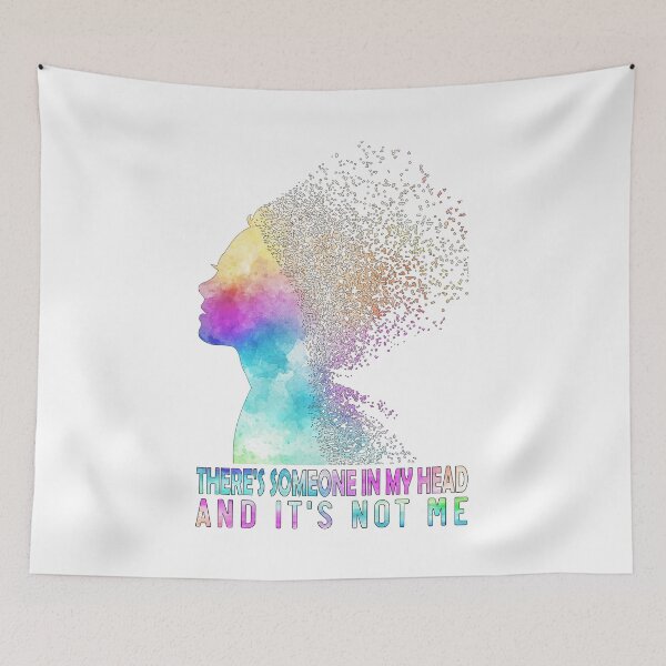 Item preview, Theres Someone In My Head And Its Not Me Essential Sticker designed and sold by Love2MakeArt.