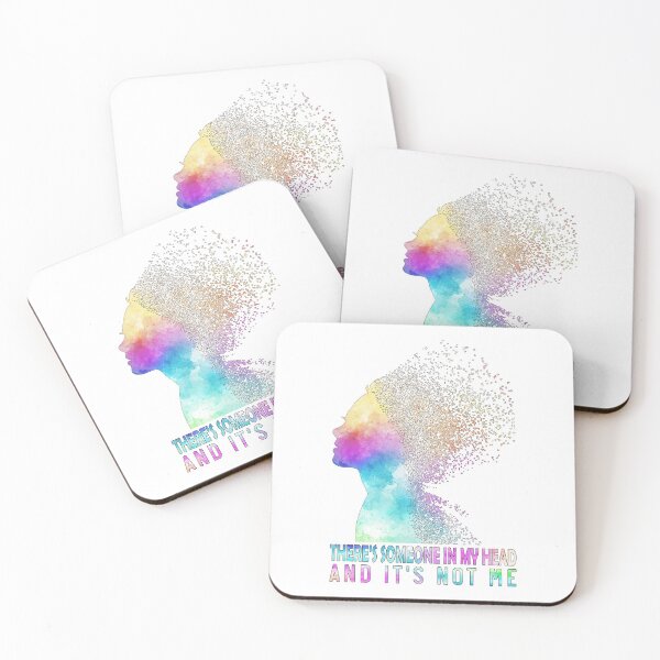 Item preview, Theres Someone In My Head And Its Not Me Essential Sticker designed and sold by Love2MakeArt.