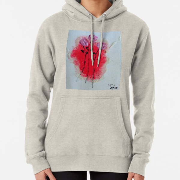 Metallic Paint Pullover Hoodie