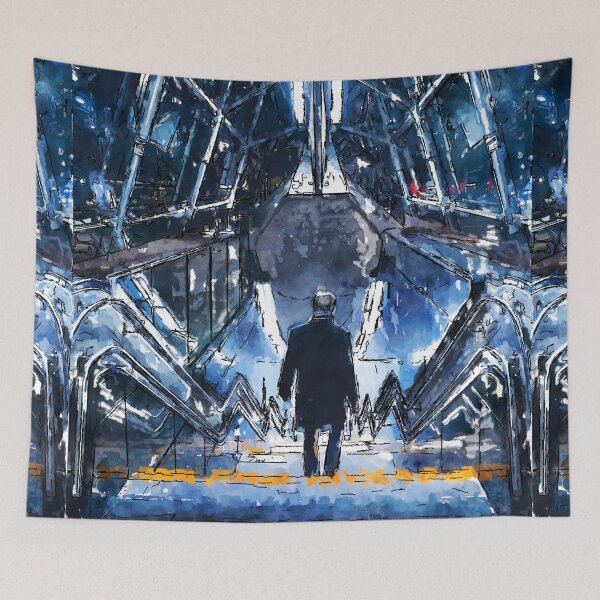 Item preview, Going down the stairs in watercolours designed and sold by BorneowithLove.