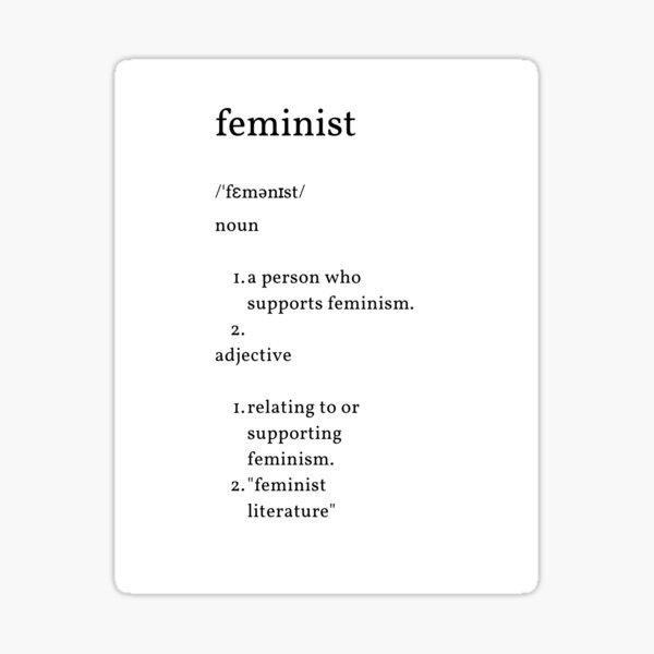 Feminist Sticker