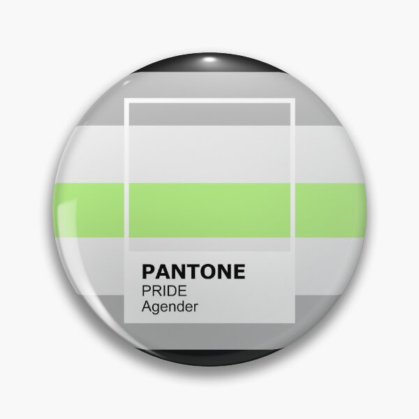 Item preview, Pride Agender Pantone designed and sold by itsonlytime.
