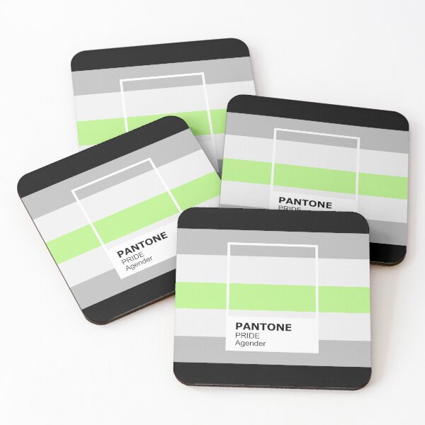 Item preview, Pride Agender Pantone designed and sold by itsonlytime.