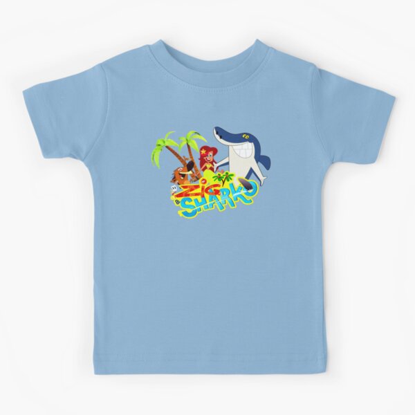 Zig and sharko cartoon exotic party Kids T-Shirt